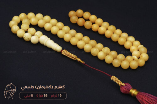 كهرم (كهرمان) طبيعي مع كركوشة