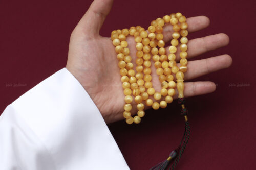 كهرم (كهرمان) طبيعي مع كركوشة