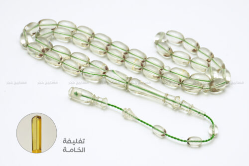 مقابض بكلايت صب قديم شفاف (تغليفة صفراء)