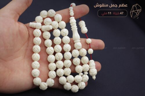 عظم جمل منقوش بالكامل