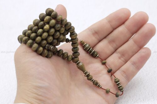 خشب البلاسنك الاخضر مع تطعيم فضة