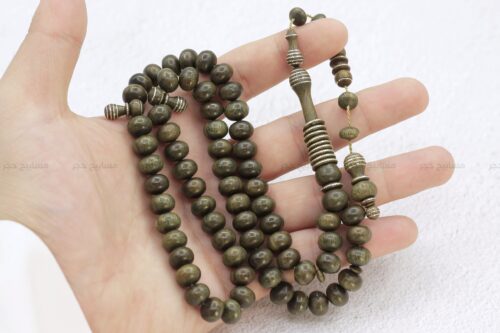 خشب البلاسنك الاخضر مع تطعيم فضة