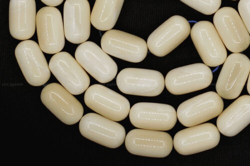 عاج حوت العنبر برميلي وسط 42.5 غرام ب 2 من أندر الخامات وأثمنها: عاج حوت العنبر (منوصف)