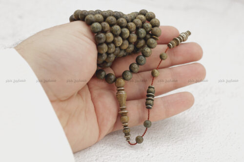 خشب البلاسنك الاخضر مع تطعيم فضة