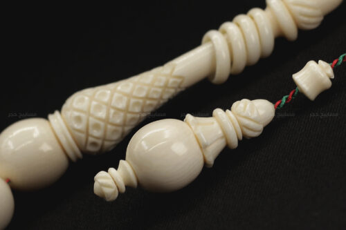 مسباح عاج الفيل بطقم منقوش