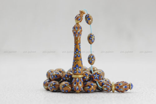 عاج الماموث مع رسم يدوي (الفنانة إليف ياشار)