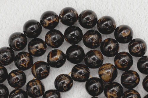 يسر أسود طحيني شاهد مدغفس راهي ١٤ ملي ٢ يسر (مرجان أسود) بتعريق بني (حجم راهي)