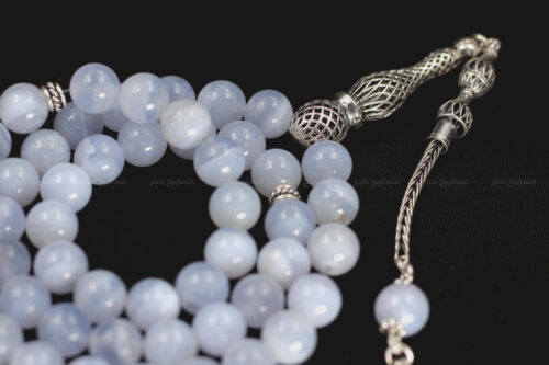 عقيق سماوي (مع طقم فضة)