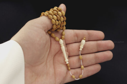 عاج الماموث مطعم بعاج الفيل (حجم ناعم)