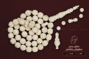 عظم جمل منقوش بالكامل (نقشة الحصير)