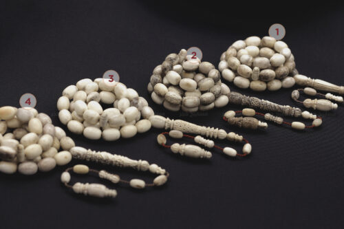 قرن غزال الفولدير (الأيل الأوروبي) بطقم منقوش