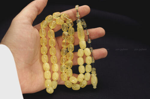 كهرم (كهرمان) طبيعي حجر واحد