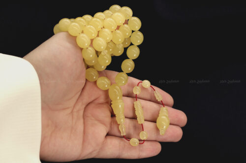 كهرم (كهرمان) طبيعي حجر واحد