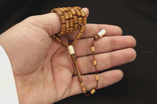 عاج الماموث مطعم بعاج الفيل (حجم ناعم)