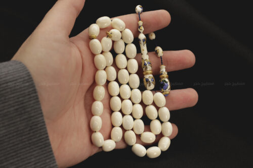 عاج حيوان الفظ مع رسم يدوي (الفنانة إليف)