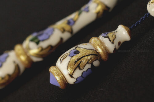 عاج حيوان الفظ مع رسم يدوي (الفنانة إليف)