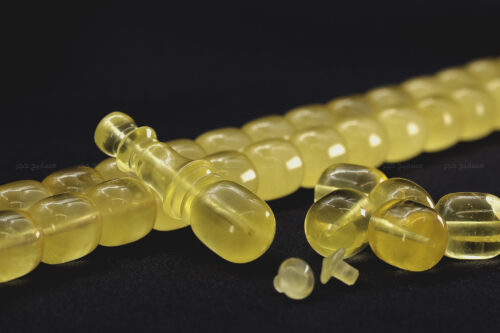 كهرم (كهرمان) طبيعي حجر واحد