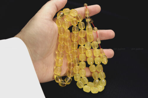 كهرم (كهرمان) طبيعي حجر واحد