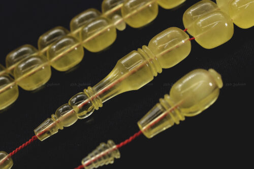 كهرم (كهرمان) طبيعي حجر واحد