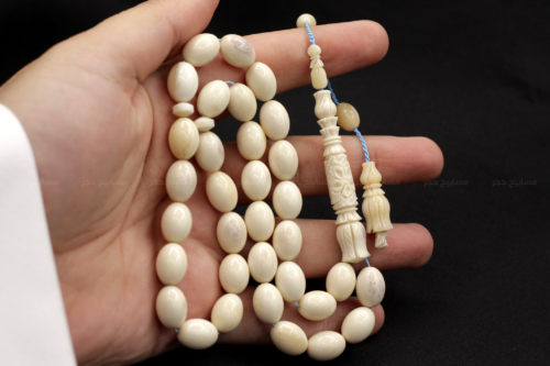 مسباح عظم جمل - طقم منقوش